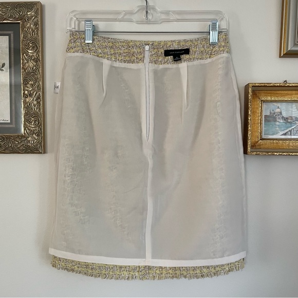 Ann Taylor Cotton Tweed Skirt - Picture 9 of 10